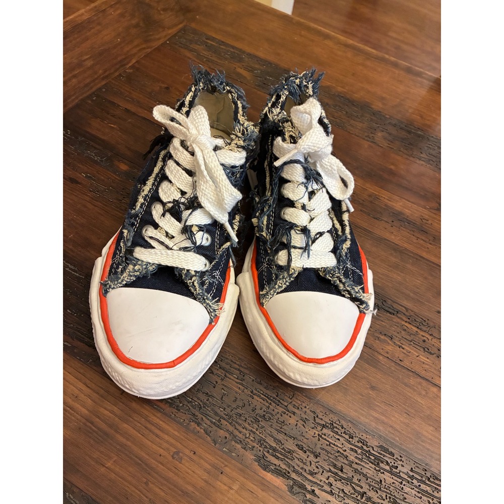 Maison Mihara Yashuhiro x Nigel Cabourn Denim Sneakers Men's Size 43 Streetwear - Picture 3 of 8